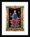 Portrait of King Louis VI the Fat, by Jean du Tillet
