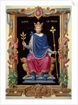 Portrait of King Louis VI the Fat, by Jean du Tillet