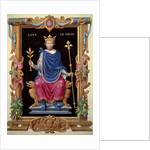 Portrait of King Louis VI the Fat, by Jean du Tillet