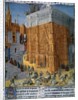The construction of the Temple of Jerusalem by King Solomon, by Jean Fouquet
