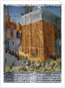 The construction of the Temple of Jerusalem by King Solomon, by Jean Fouquet
