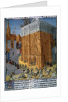 The construction of the Temple of Jerusalem by King Solomon, by Jean Fouquet