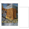 The construction of the Temple of Jerusalem by King Solomon, by Jean Fouquet
