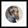 Profile Engraving of Michelangelo Buonarroti italian sculptor by Anonymous