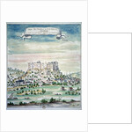 View of the castle of Chinon by Anonymous