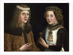 Wedding painting of Ladislaus and Magdalena of Valois by Anonymous