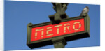 Metro Sign Paris by Anonymous