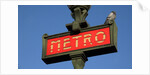 Metro Sign Paris by Anonymous