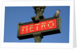 Metro Sign Paris by Anonymous