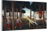 The Story of Nastagio degli Onesti (I): Encounter with the Damned in the Pine Forest by Sandro Botticelli