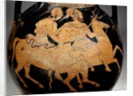 Pelike with Poseidon on horseback, end of 5th century BC by Anonymous
