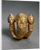 Helix earring with female two-fronted protomes, end 4th-beginnin by Anonymous