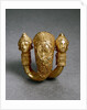 Helix earring with female two-fronted protomes, end 4th-beginnin by Anonymous
