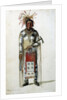 Portrait of an Indian chief of the tribe of Pawnee Ponca by Anonymous