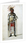 Portrait of an Indian chief of the tribe of Pawnee Ponca by Anonymous