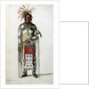 Portrait of an Indian chief of the tribe of Pawnee Ponca by Anonymous