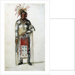 Portrait of an Indian chief of the tribe of Pawnee Ponca by Anonymous