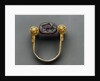 Ring with scene of a lion devouring a deer, 4th century BC by Anonymous