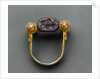 Ring with scene of a lion devouring a deer, 4th century BC by Anonymous
