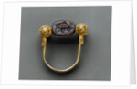 Ring with scene of a lion devouring a deer, 4th century BC by Anonymous