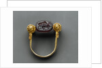 Ring with scene of a lion devouring a deer, 4th century BC by Anonymous