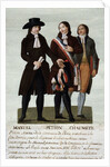 Portrait of the spokesperson of the sans-culottes by Anonymous