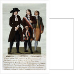 Portrait of the spokesperson of the sans-culottes by Anonymous