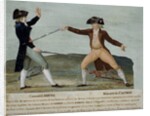 French Revolution : duel between Charles Lameth and the Marquis de Castries by Anonymous