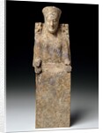 Statuette of an enthroned goddess, ca 550 BC by Anonymous