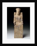 Statuette of an enthroned goddess, ca 550 BC by Anonymous