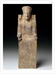 Statuette of an enthroned goddess, ca 550 BC by Anonymous