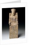 Statuette of an enthroned goddess, ca 550 BC by Anonymous