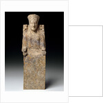 Statuette of an enthroned goddess, ca 550 BC by Anonymous