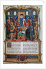 Philippe de Commines dictating his Memoirs before Louis XI by Anonymous