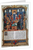 Philippe de Commines dictating his Memoirs before Louis XI by Anonymous