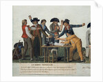 The Republican oath being signed in blood oath by Lesueur brothers