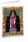 Full-length portrait of King Philip I of France by Jean du Till