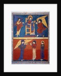The Angel receiving the Book from the Lord and giving it to St. by Anonymous