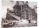 Construction of the church of the Winter Palace (St. Petersburg) by Anonymous