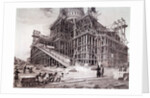 Construction of the church of the Winter Palace (St. Petersburg) by Anonymous