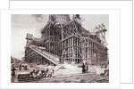 Construction of the church of the Winter Palace (St. Petersburg) by Anonymous
