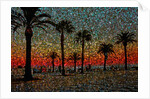 Sunset and Coconut Trees by Anonymous