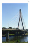 Most Slasko-Dabrowski Bridge, Warsaw, Poland by Anonymous