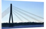 Vansu Bridge, Daugava River, Riga, Latvia by Anonymous