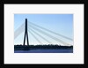 Vansu Bridge, Daugava River, Riga, Latvia by Anonymous