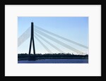 Vansu Bridge, Daugava River, Riga, Latvia by Anonymous