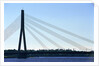 Vansu Bridge, Daugava River, Riga, Latvia by Anonymous