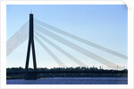 Vansu Bridge, Daugava River, Riga, Latvia by Anonymous