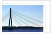 Vansu Bridge, Daugava River, Riga, Latvia by Anonymous