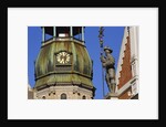 Town Hall Square, Blackheads House, St. Peter's Church, Riga, Latvia by Anonymous